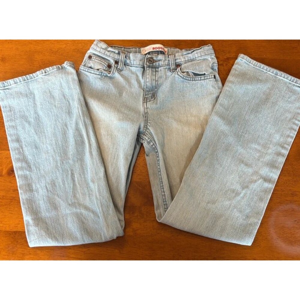 Faded Glory Girls 14 Regular Light Wash Bootcut Jeans